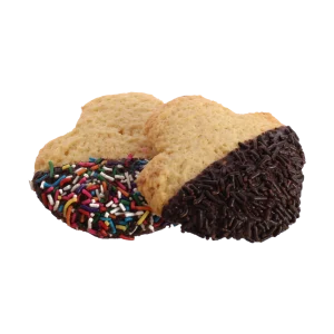 2pk chocolate dipped chanukah cookies