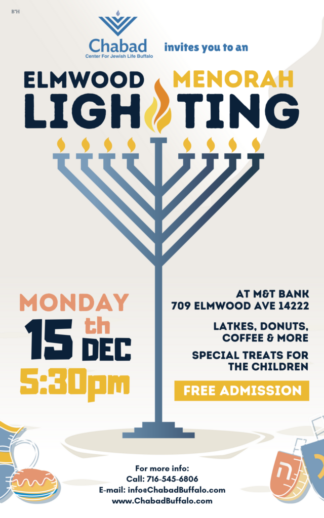 Menorah Lighting Elmwood Village