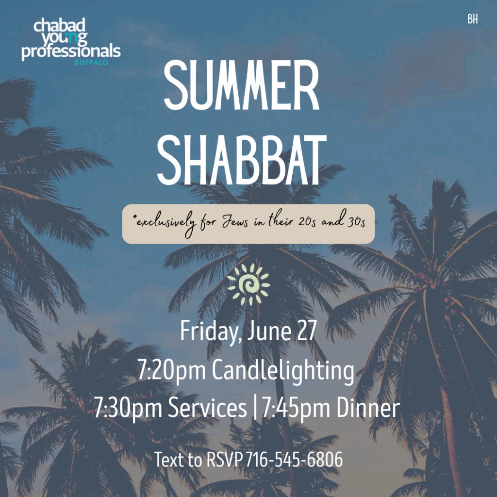 Summer Shabbat Young Professionals