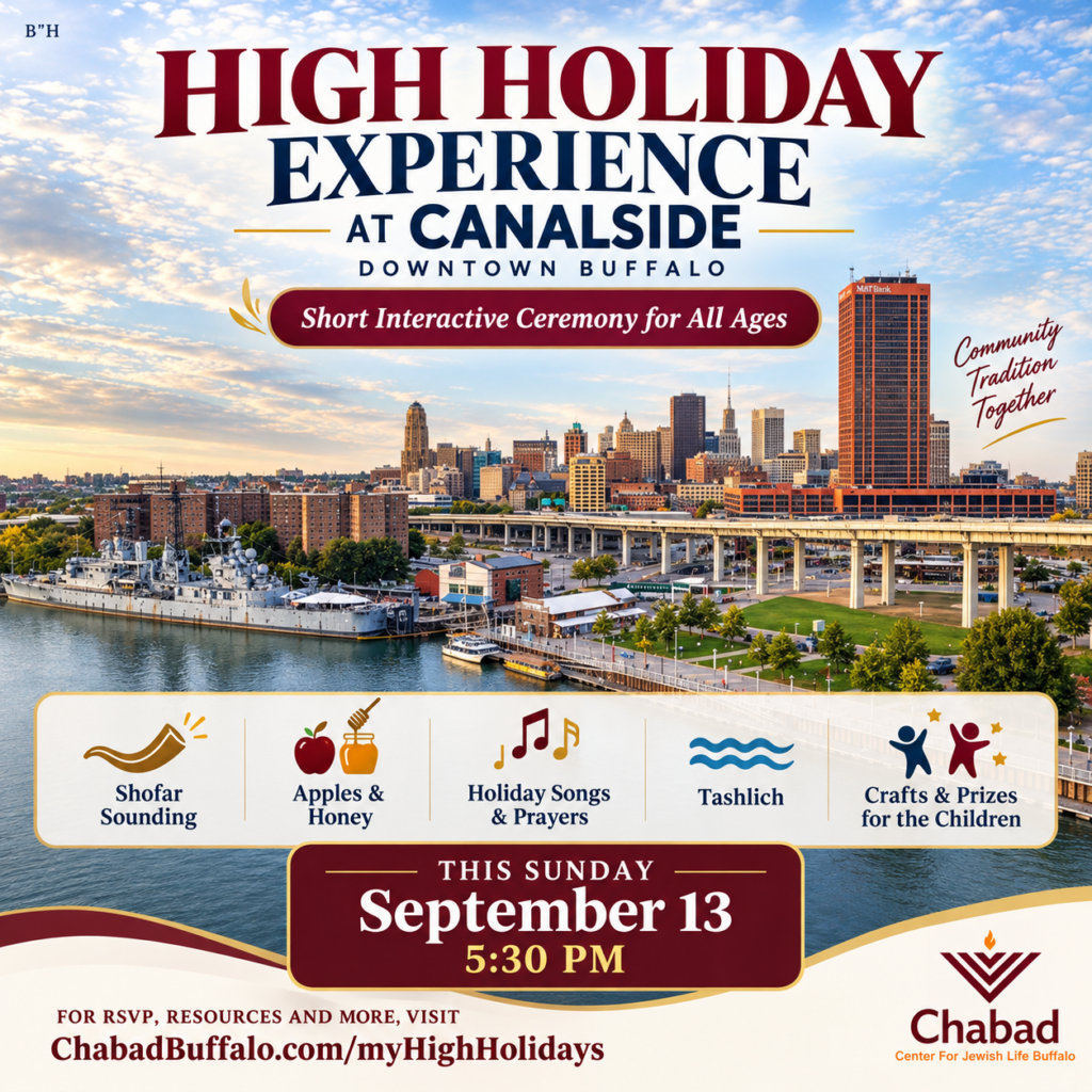 High Holiday Experience at Canalside