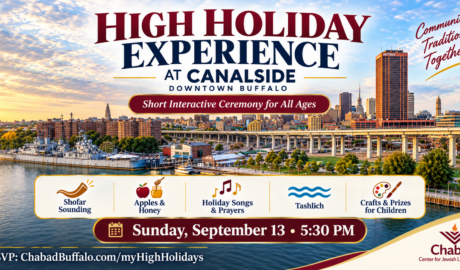 High Holiday Experience at Canalside
